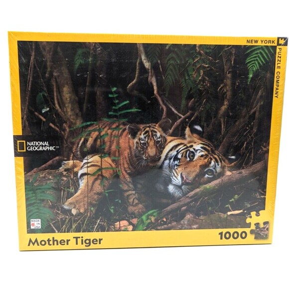 Disney National Geographic Mother Tiger 1000-pc Puzzle Sealed - Picture 2 of 9